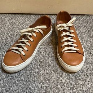 Zuzii Vachetta Lowtops leather sneakers, size 10, barely worn